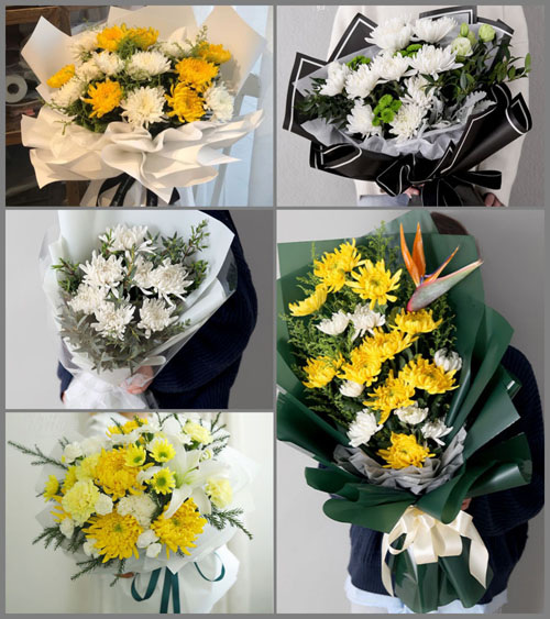 贵州六盘水六枝特区新场乡黑塘村白事花束代送